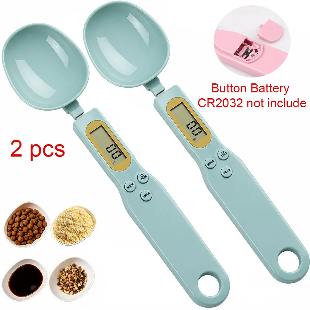 Digital Measuring Spoon Scale With LCD Display For Kitchen Cooking