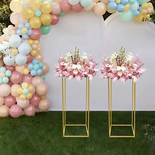 Decorative Metal Flower Stand Centerpiece For Weddings
