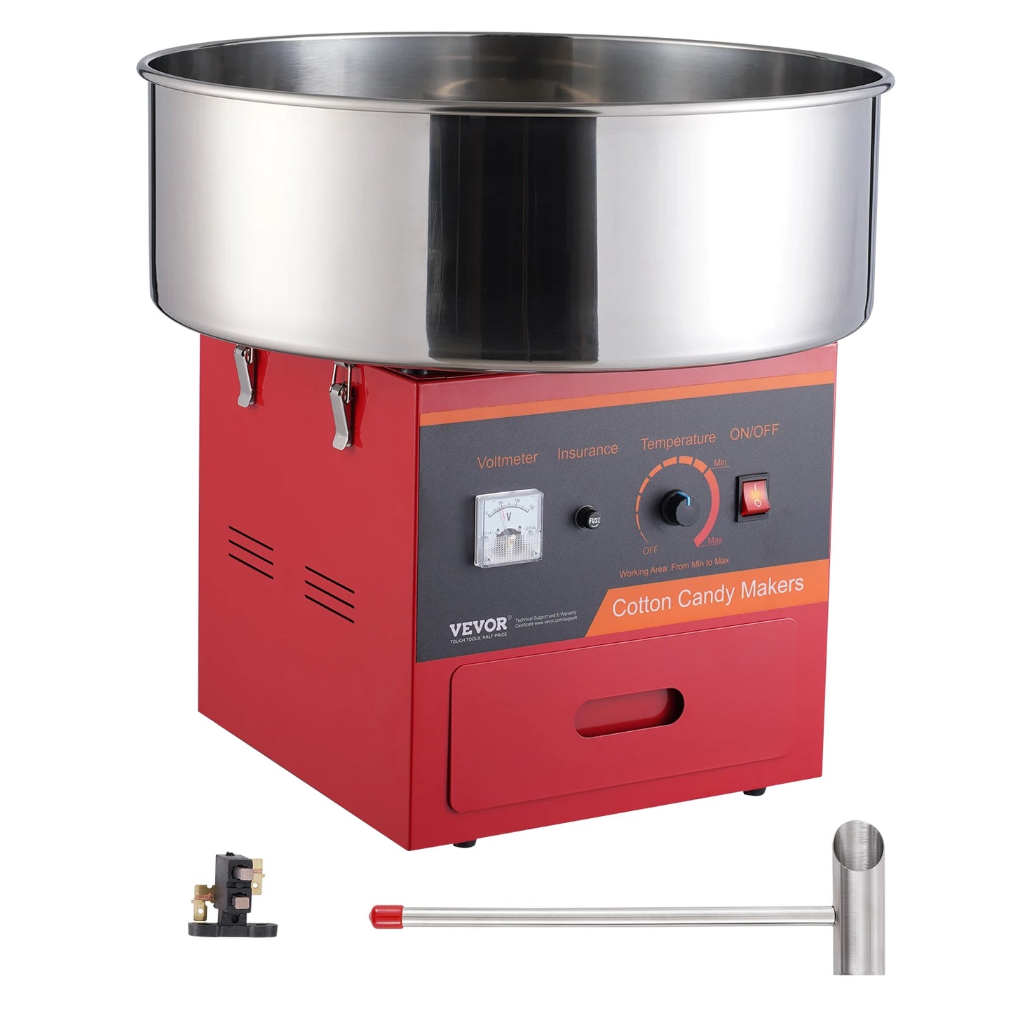 Succebuy Commercial Electric Cotton Candy Maker With Stainless Bowl