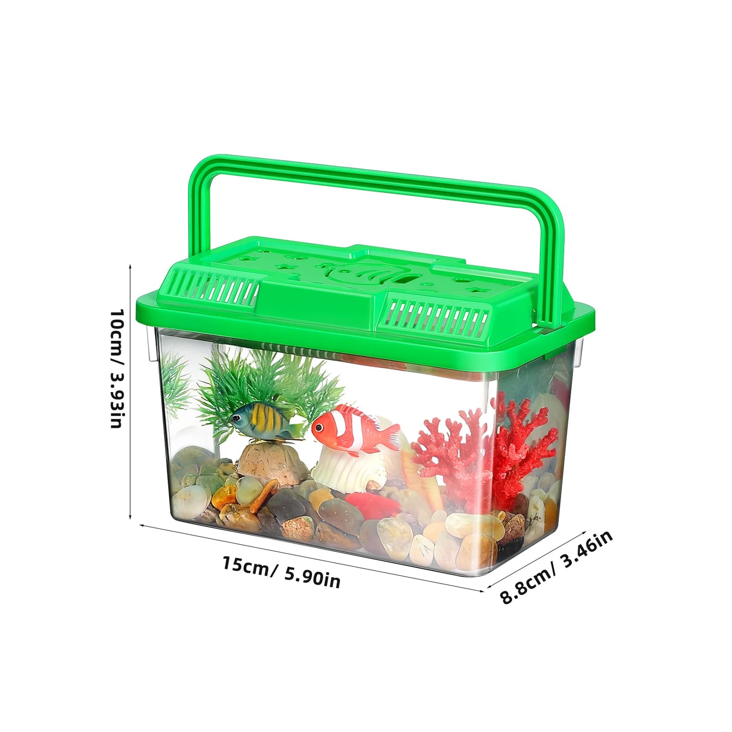 Portable Fish Tank Aquarium Carrier For Betta And Small Pets