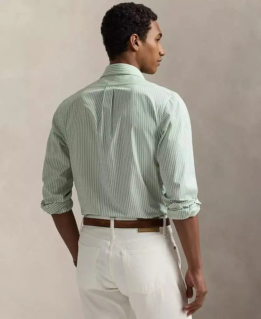 Ralph Lauren Men's Slim Fit Gingham Stretch Poplin Shirt