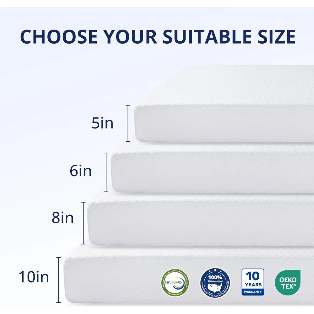 XIAOLANG Gel Memory Foam Mattress With Cooling Green Tea