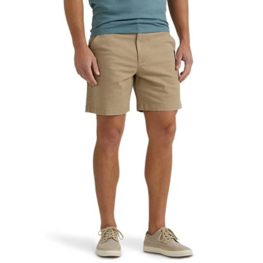 Mens Flat Front Shorts Cotton Polyester Summer Outdoor Wear
