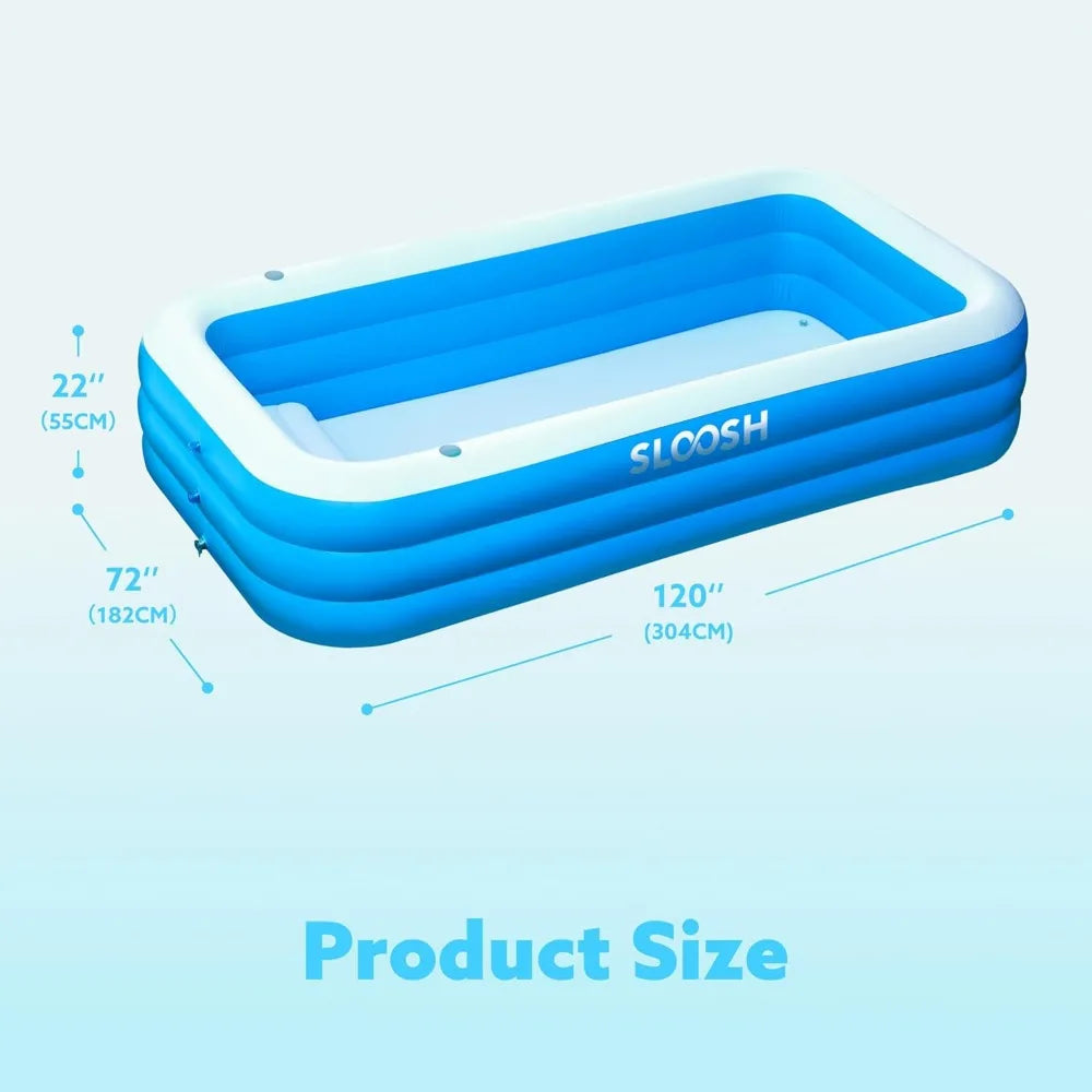 Joyfy Inflatable Family Pool For Backyard And Summer Fun