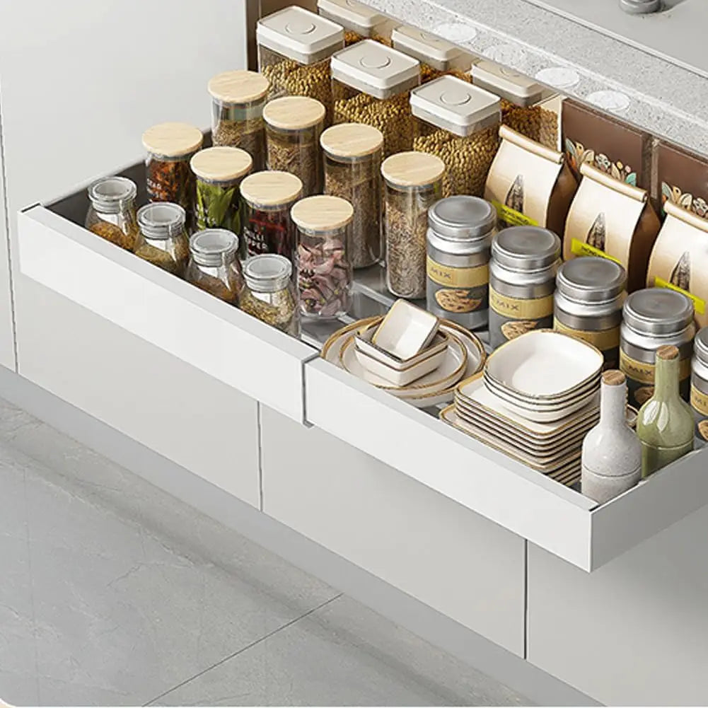 Garvee Adjustable Pull Out Cabinet Organizer With Tool Free Installation