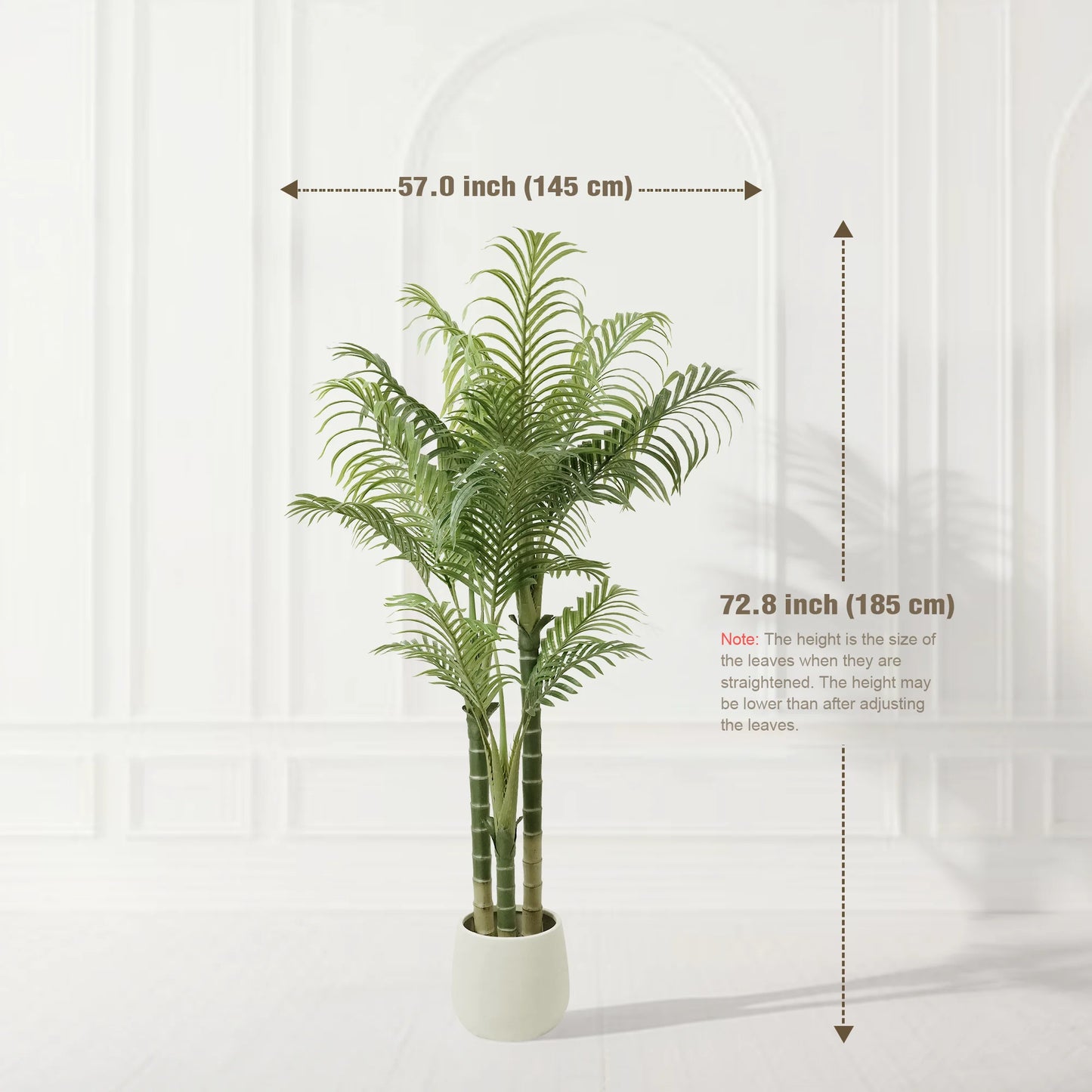 Olitree Artificial Areca Palm Tree For Indoor Home Decor
