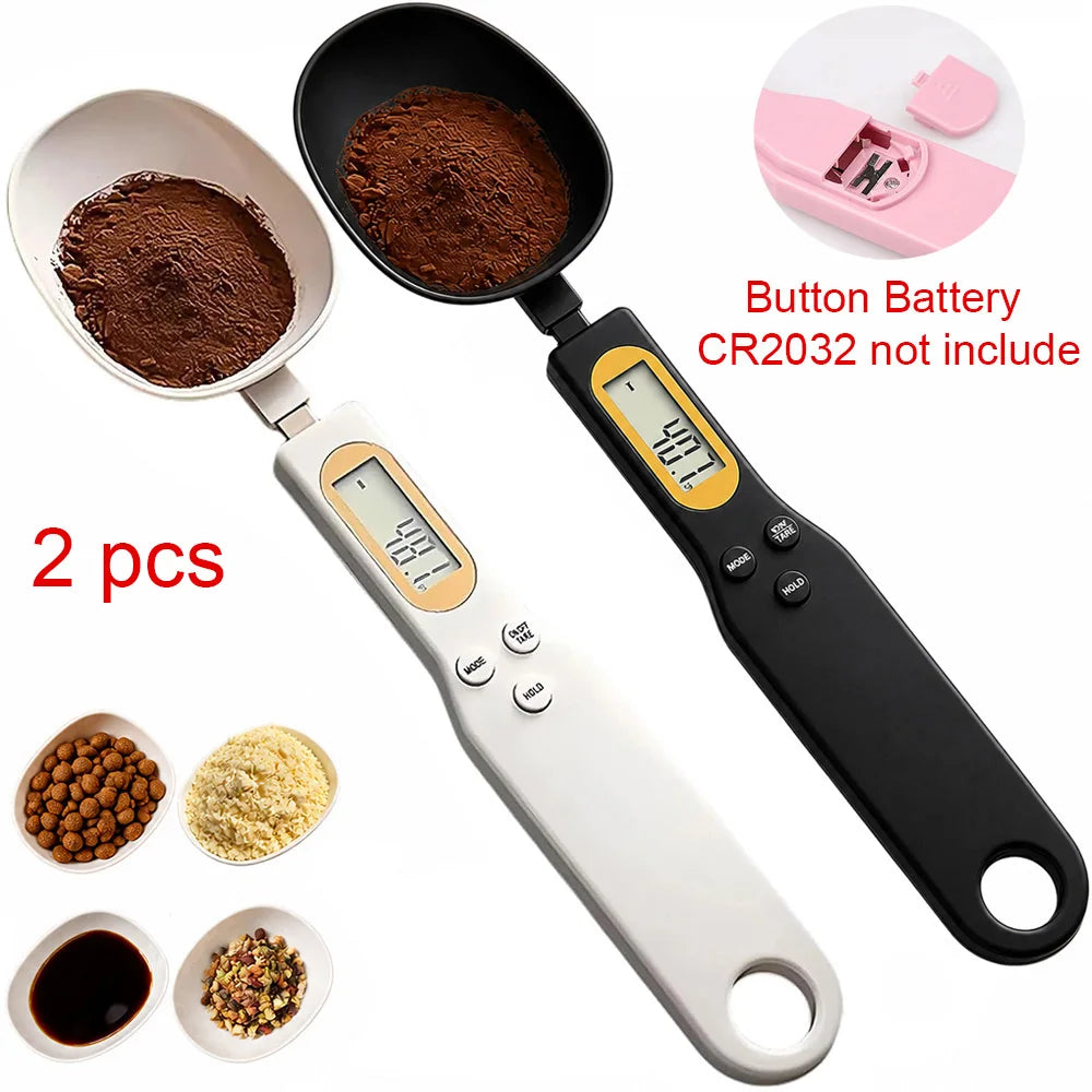 Digital Measuring Spoon Scale With LCD Display For Kitchen Cooking