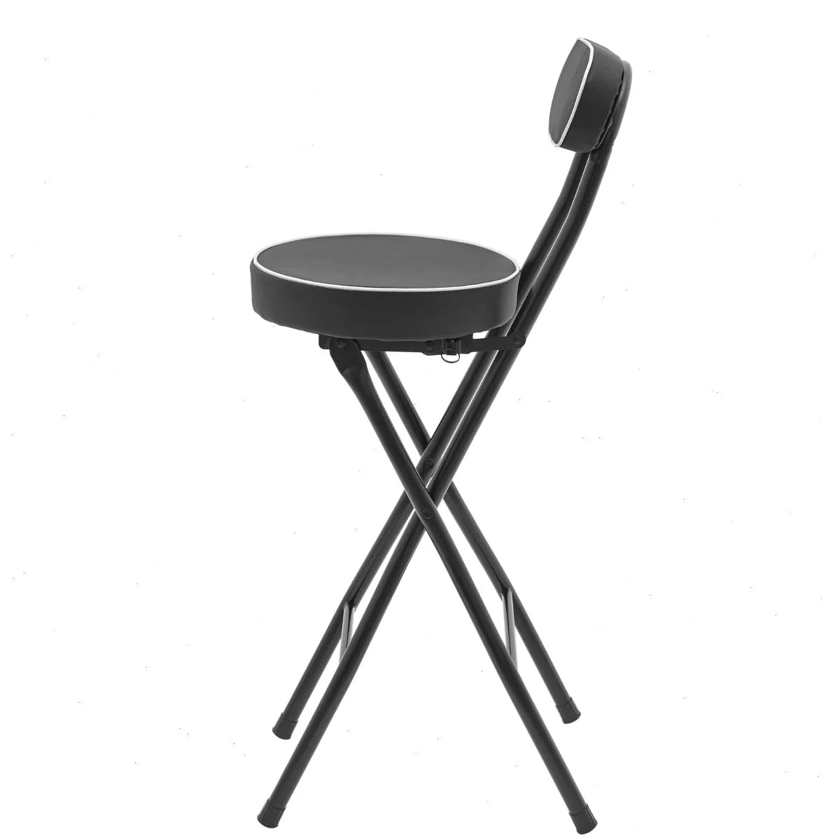 Bymaocar Compact Folding Stool With Reinforced Steel Frame
