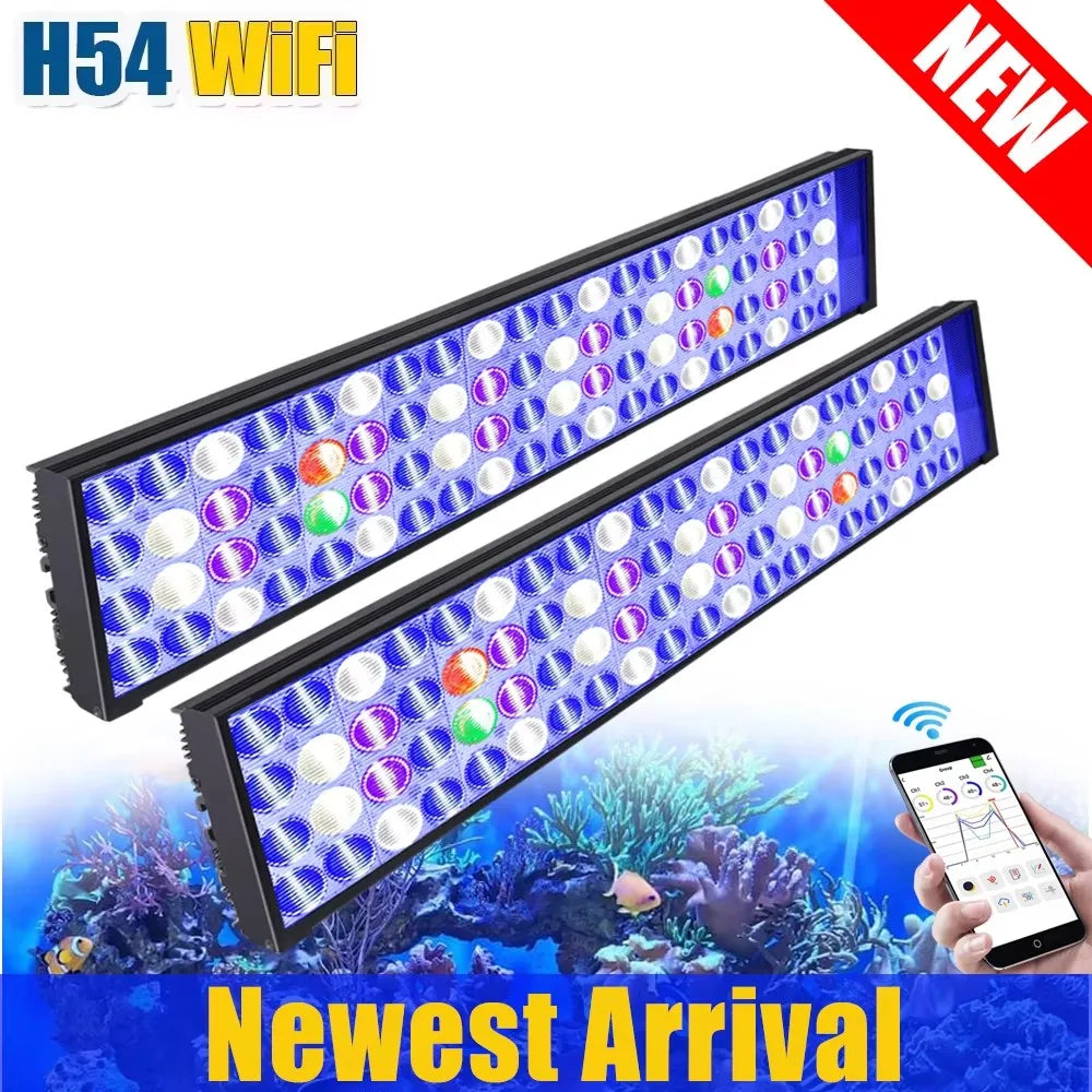 PopBloom WiFi LED Aquarium Light For Reef Marine Tanks