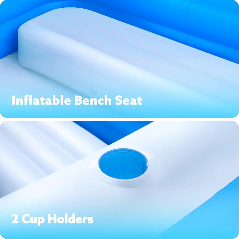 Joyfy Inflatable Family Pool For Backyard And Summer Fun