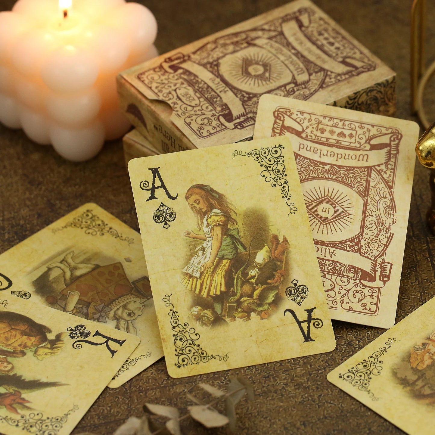Vintage Style Alice in Wonderland Playing Cards Deck