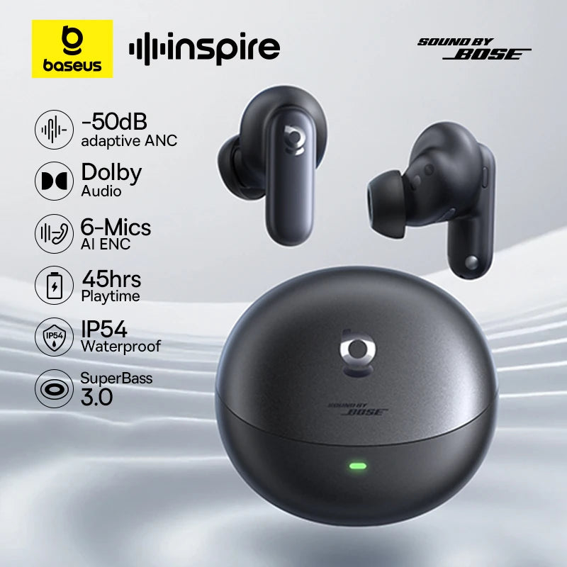 Baseus Inspire XP1 True Wireless Earbuds With Adaptive Noise Cancellation