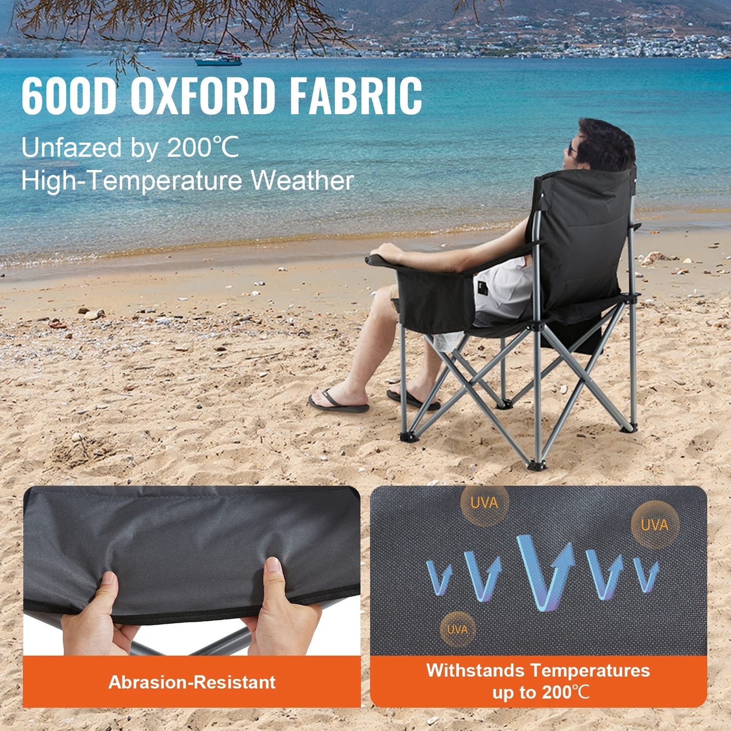 SucceBuy Outdoor Camping Folding Chair Portable Ultralight Beach Seat