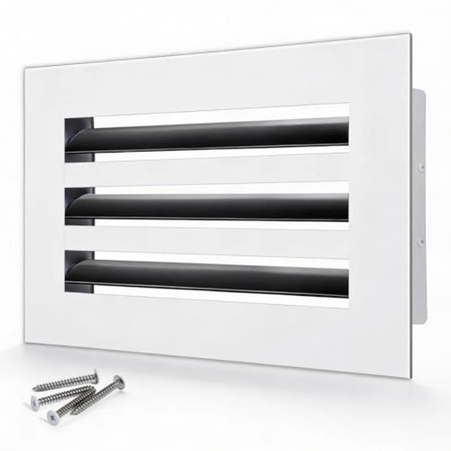 AC Vent Cover Decorative Grille With Linear Slot Diffuser Adjustable Airflow
