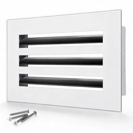 AC Vent Cover Decorative Grille With Linear Slot Diffuser Adjustable Airflow