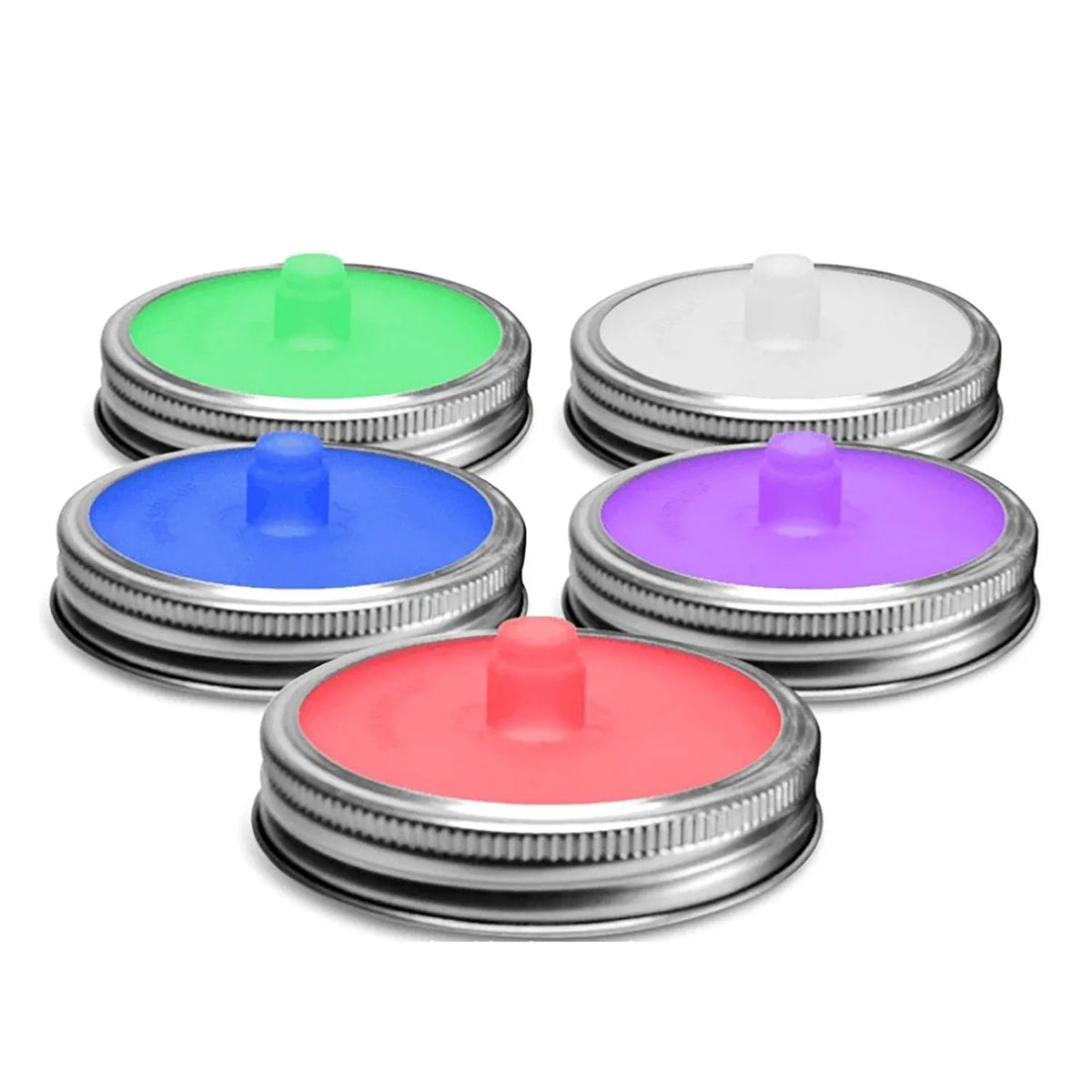 Silicone Fermentation Airlock Lids For Mason Jars Kimchi Pickles
