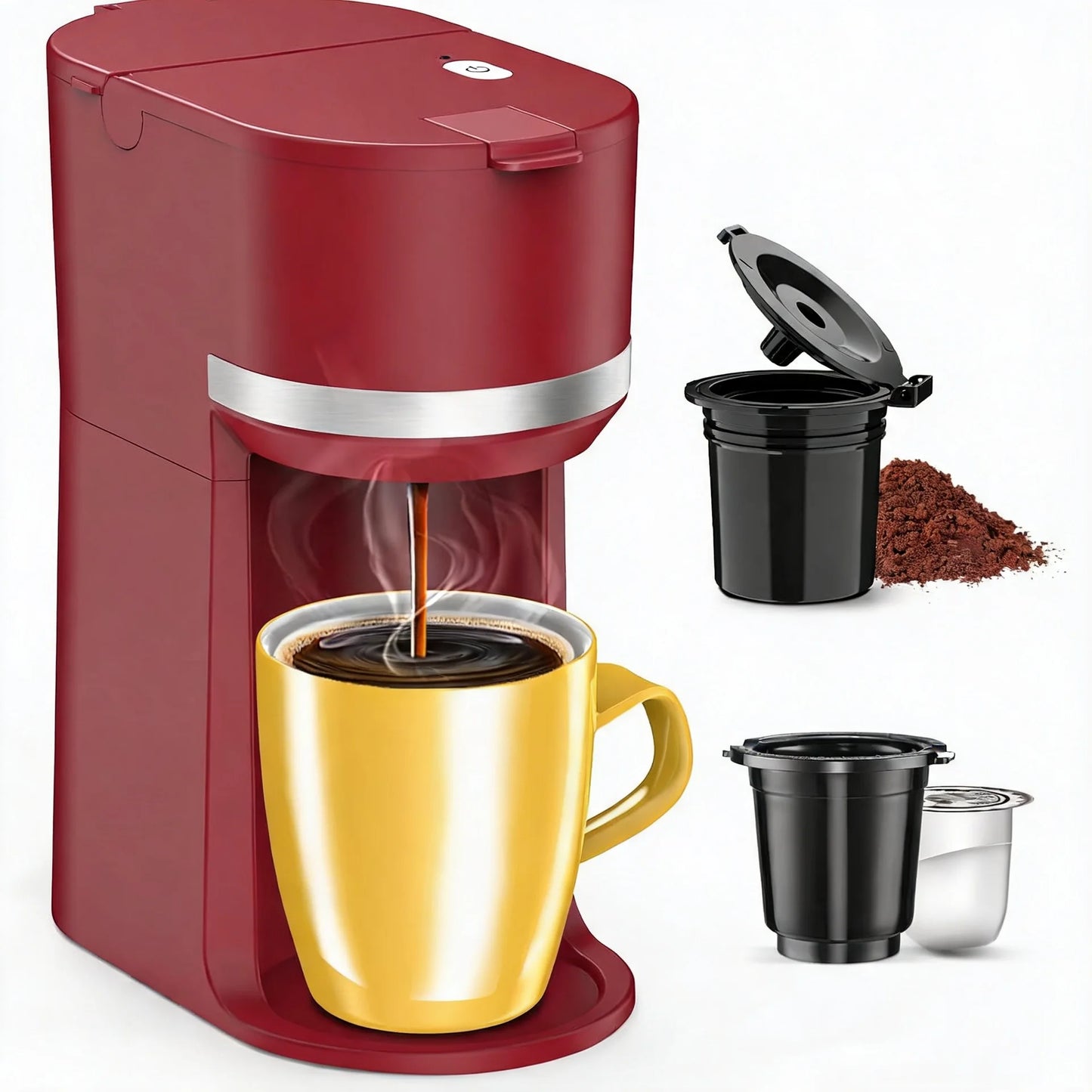 Single Serve Coffee Maker for K Cup and Ground Coffee