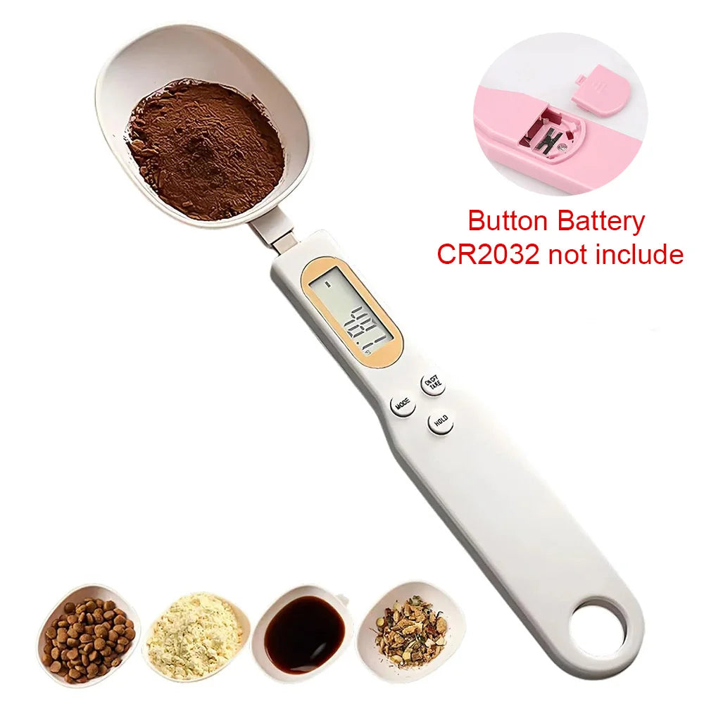 Digital Measuring Spoon Scale With LCD Display For Kitchen Cooking