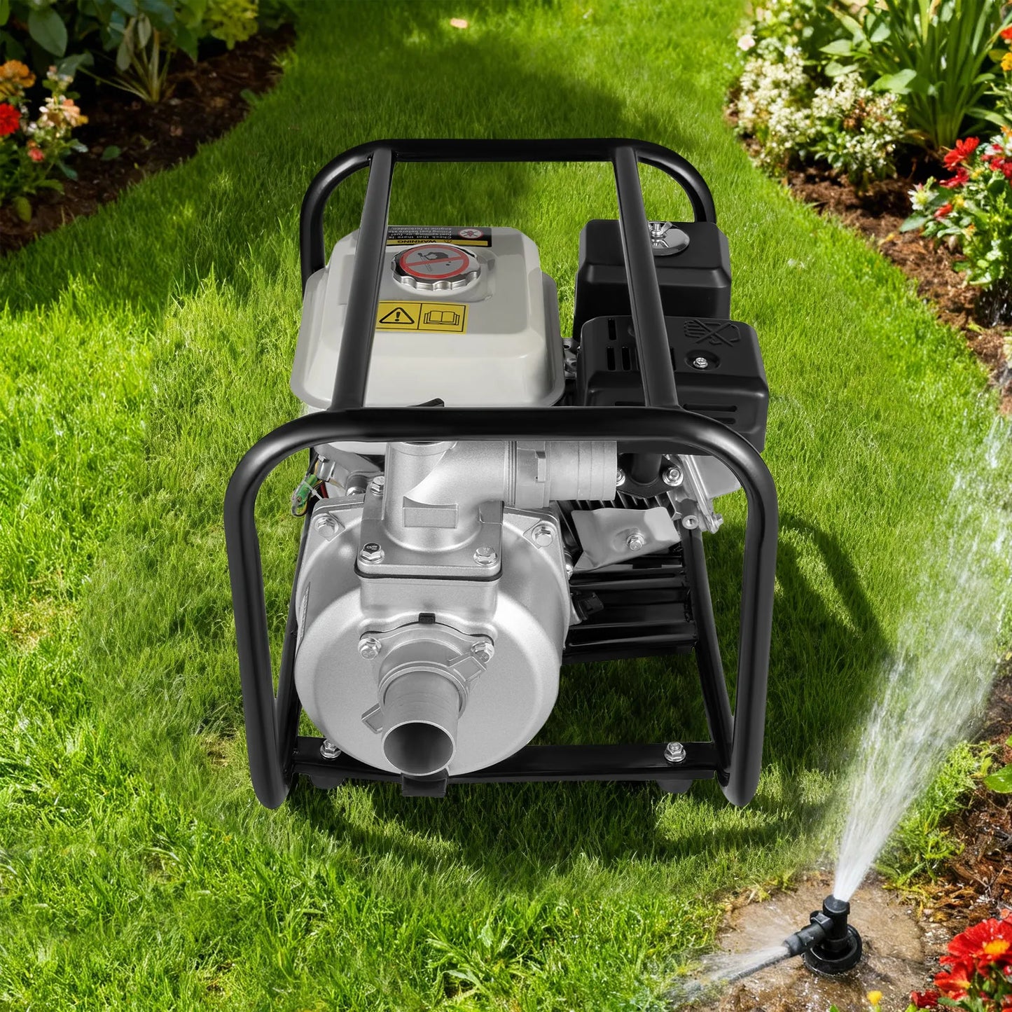 Portable Gas Water Pump 6.5HP 4-Stroke For Irrigation And Drainage
