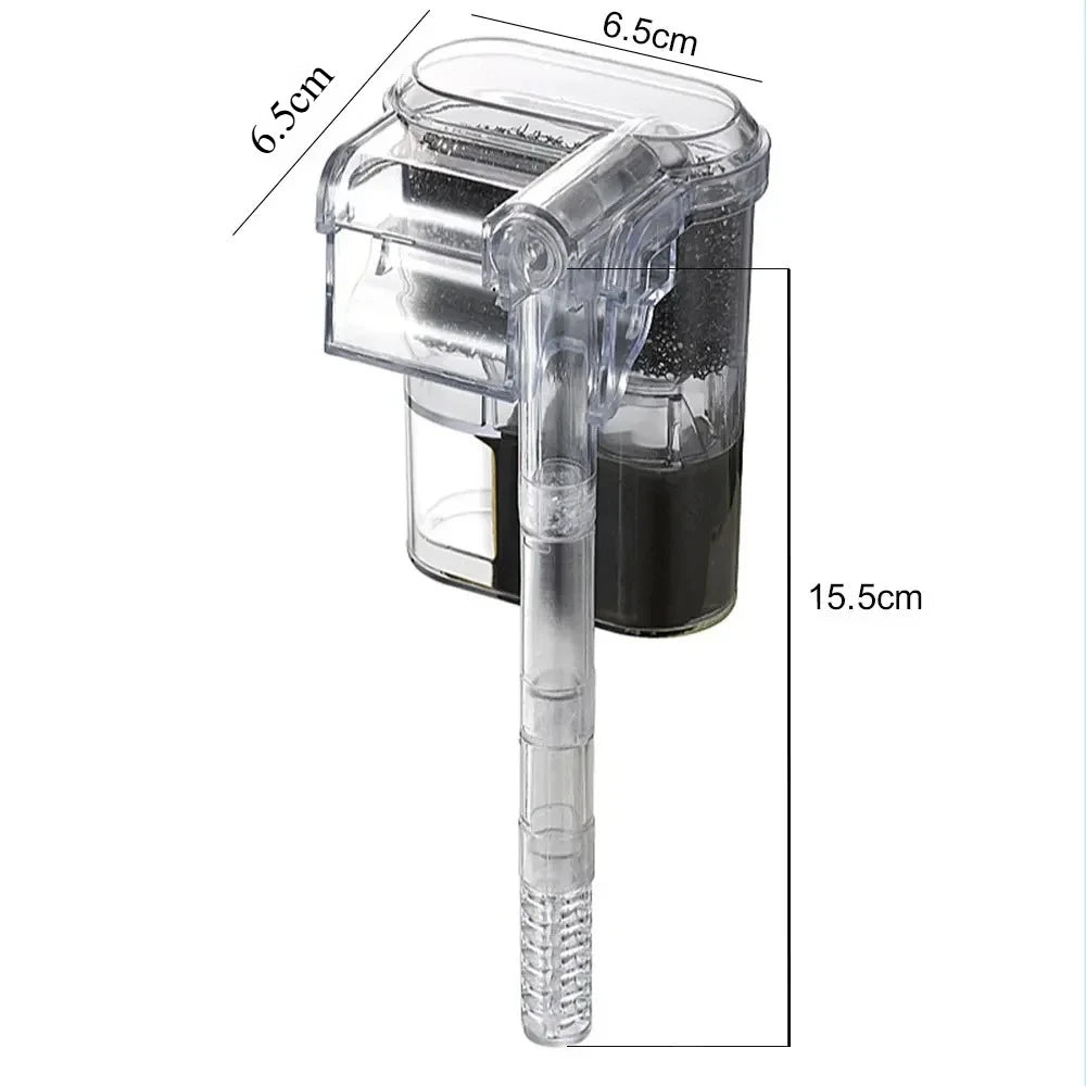 USB Powered Mini Aquarium Filter 250 LPH For Small Tanks