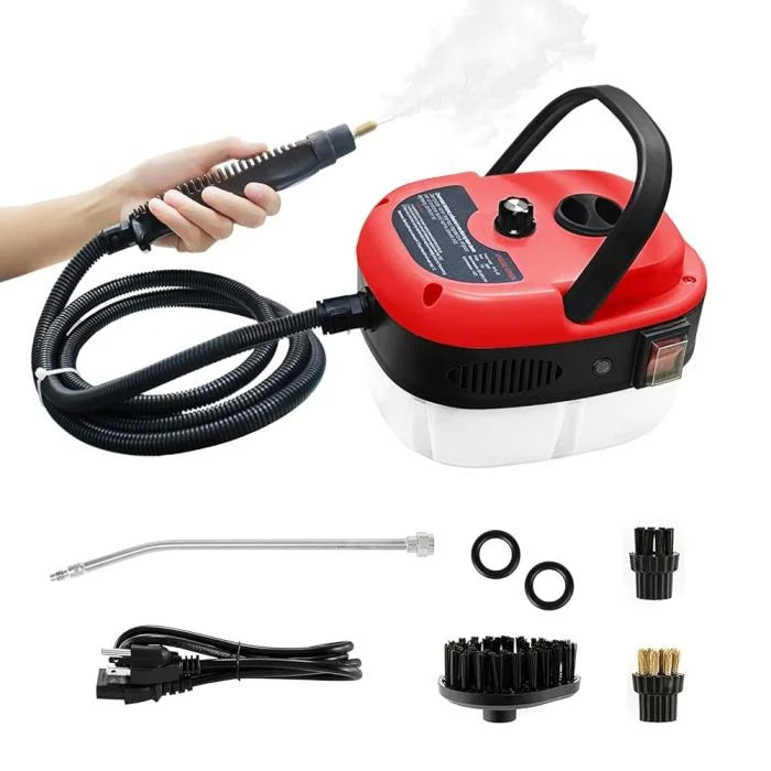 110V High Pressure Steam Cleaner With Multi Nozzles For Kitchen Car Bathroom