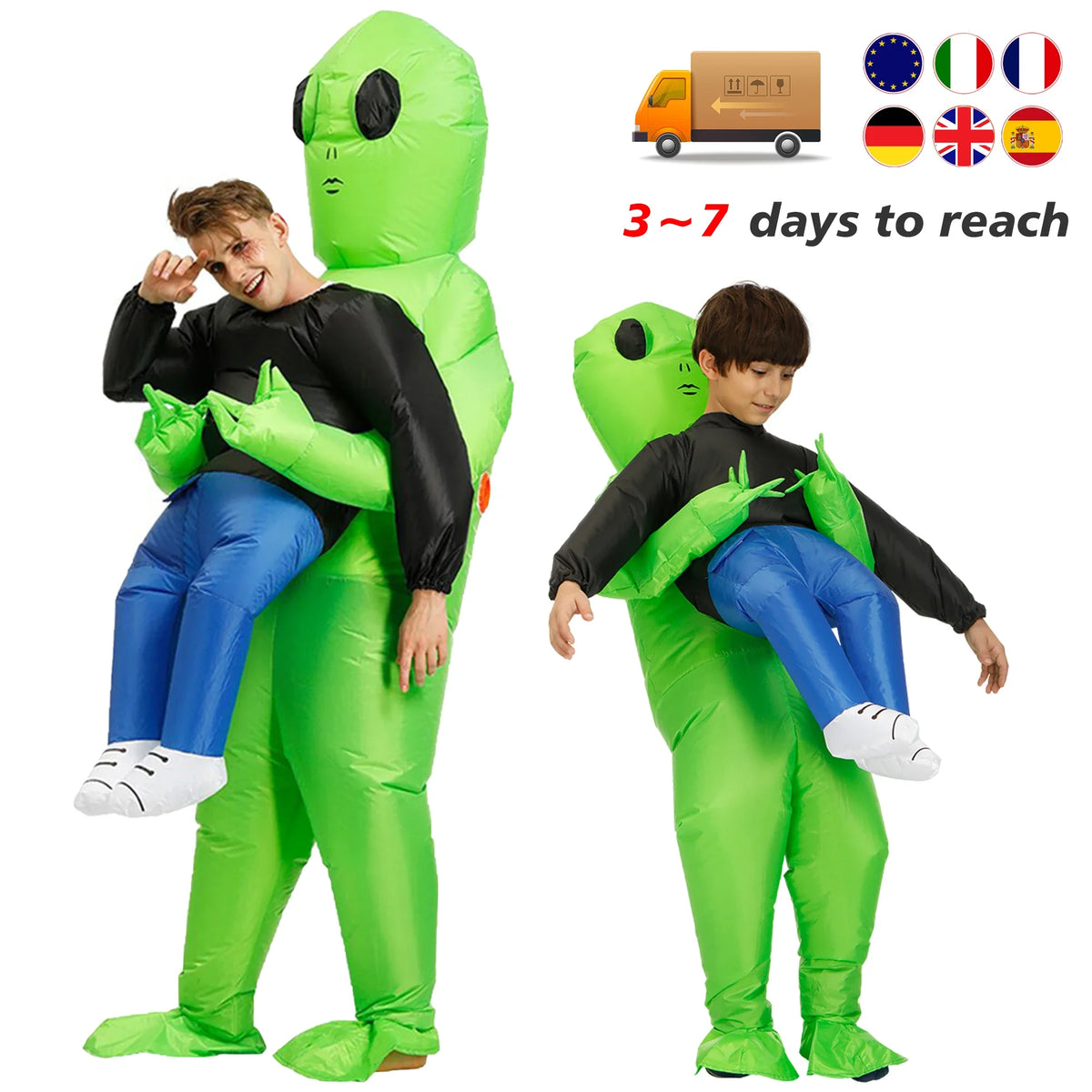 Inflatable Alien Monster Costume For Halloween Parties And Cosplay