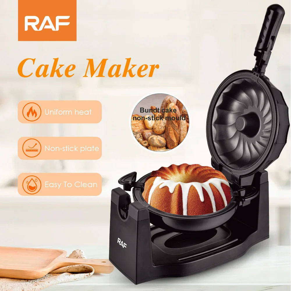 KIQUNE Multifunctional Electric Bread Cake Donut Maker