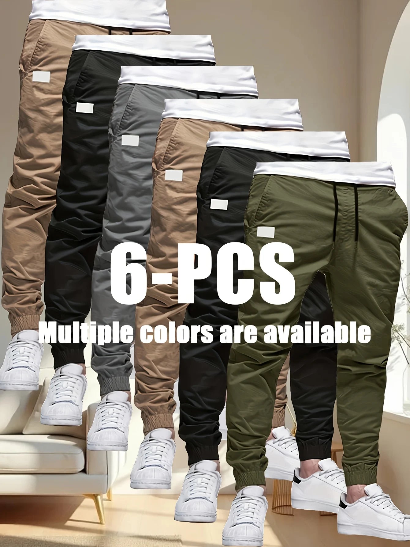 Winthunder Men's MultiPocket Workwear Pants Casual Outdoor