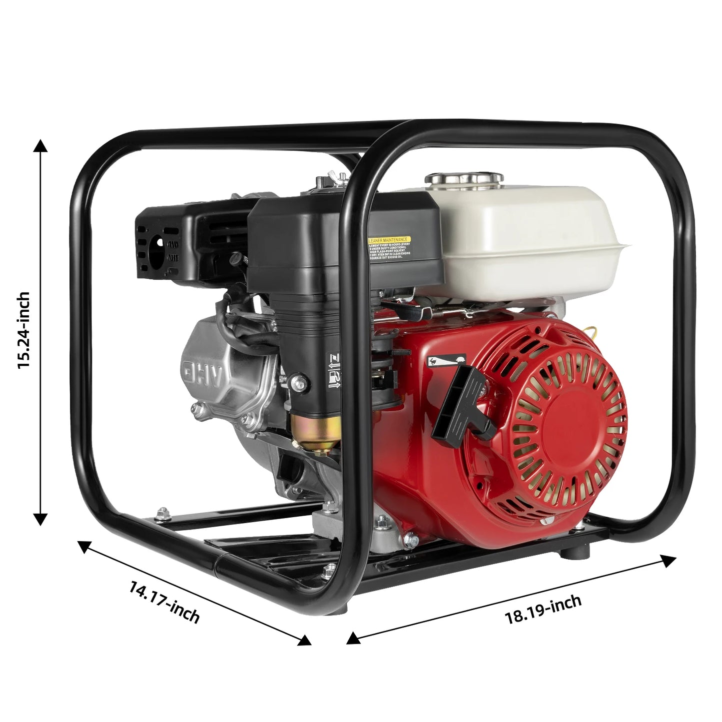 Portable Gas Water Pump 6.5HP 4-Stroke For Irrigation And Drainage