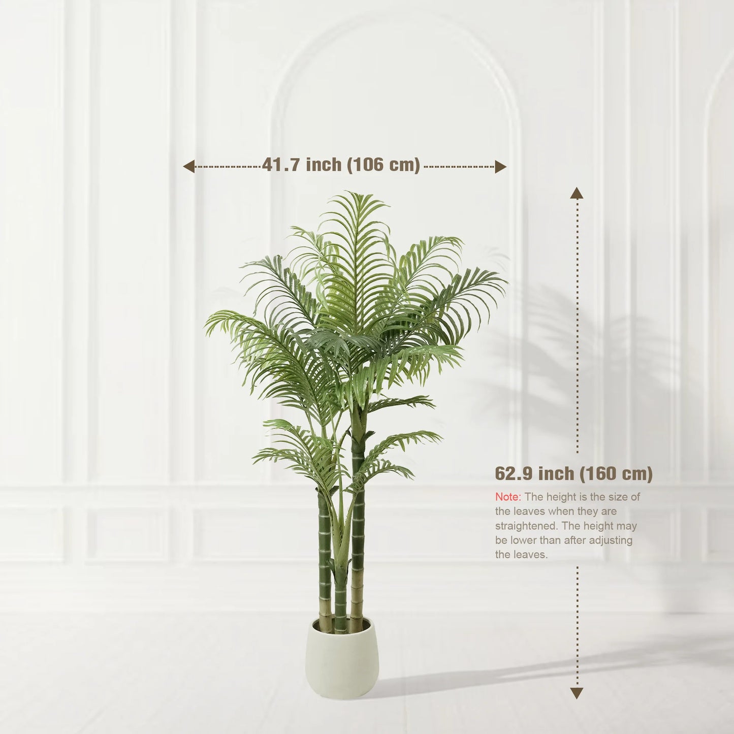 Olitree Artificial Areca Palm Tree For Indoor Home Decor