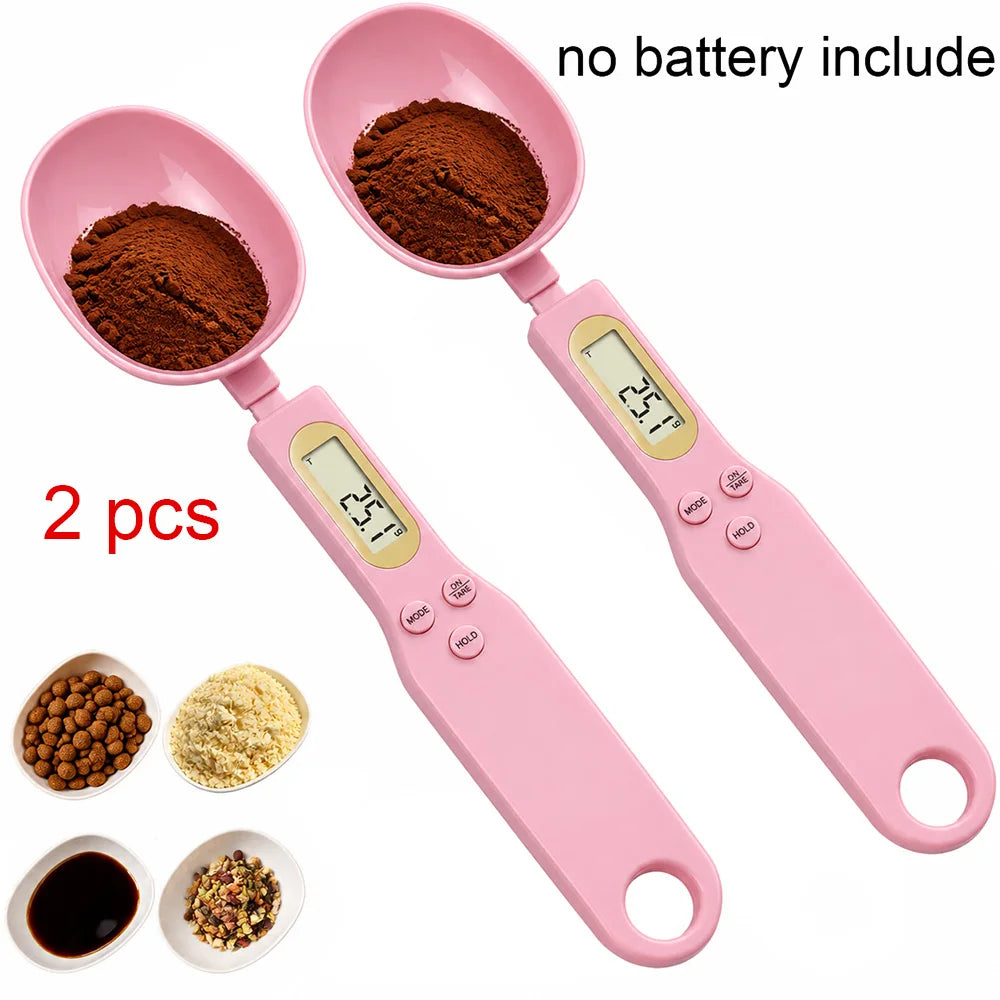 Digital Measuring Spoon Scale With LCD Display For Kitchen Cooking