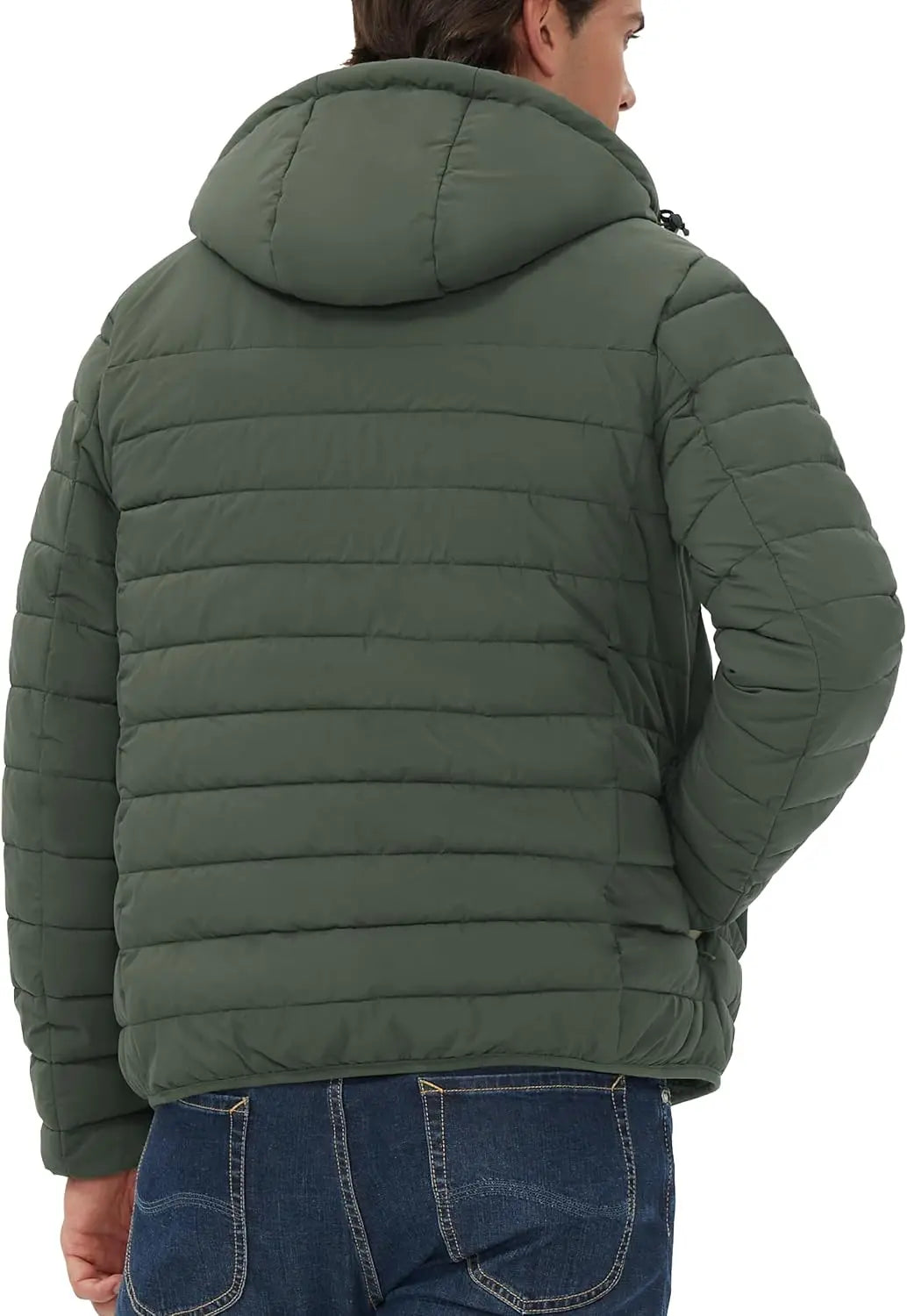 Pioneer Camp Men's Sherpa Lined Hooded Winter Puffer Jacket