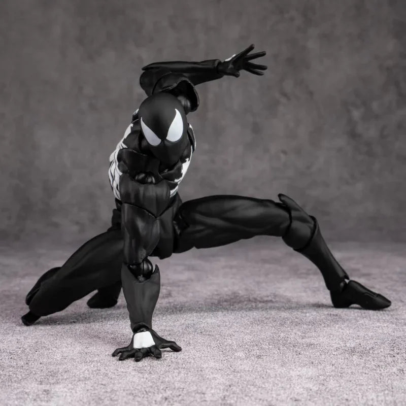 Bandai Symbiote Spider Man Posable Action Figure Collectible Model