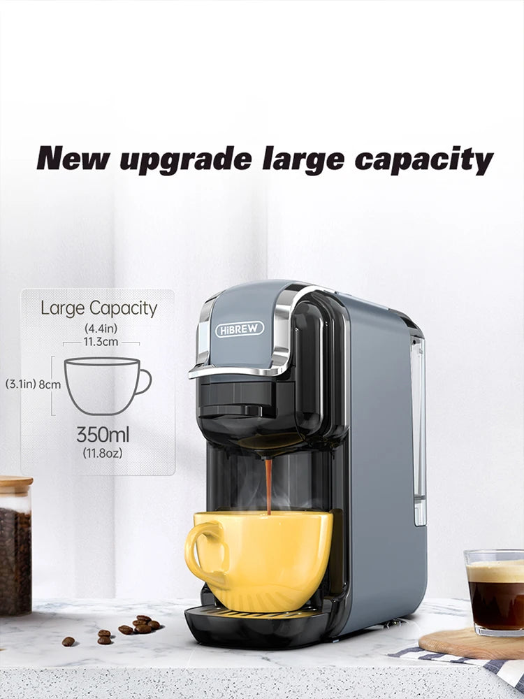 HiBREW 5-In-1 Capsule Coffee Machine for Dolce Gusto and Nespresso