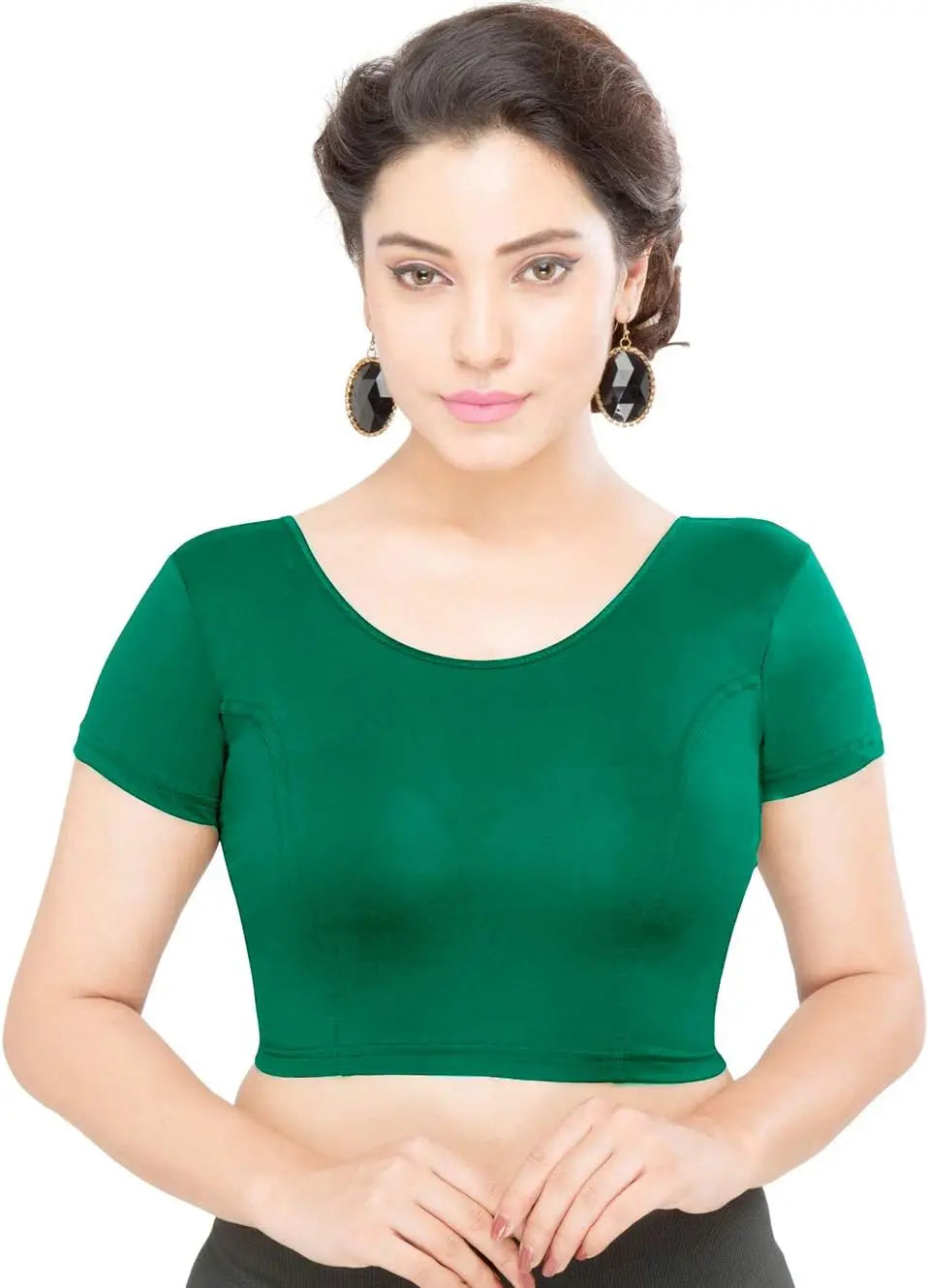 Gold Stretchable Women's Blouse Readymade Choli