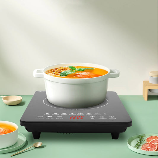 750W Smart Portable Induction Cooktop With 8 Cooking Presets