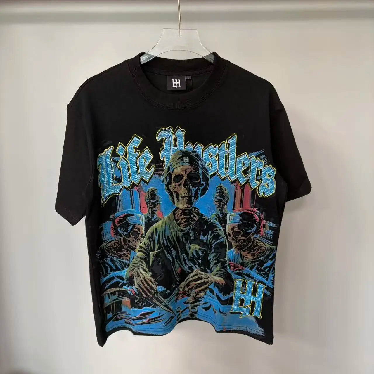 Life Hustlers 100 Percent Cotton Loose Fit T Shirt Unisex