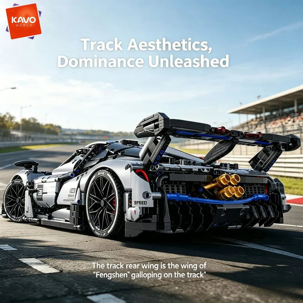 Kavoworld Premium Technical Racing Car Building Block Set