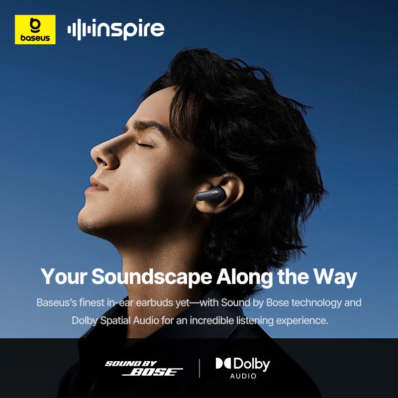 Baseus Inspire XP1 True Wireless Earbuds With Adaptive Noise Cancellation