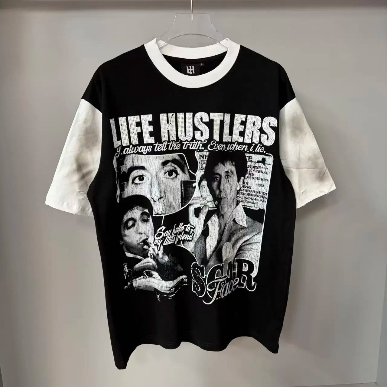 Life Hustlers 100 Percent Cotton Loose Fit T Shirt Unisex