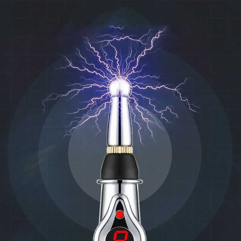 Electronic Acupuncture Pen With Three Massage Heads And Point Finder