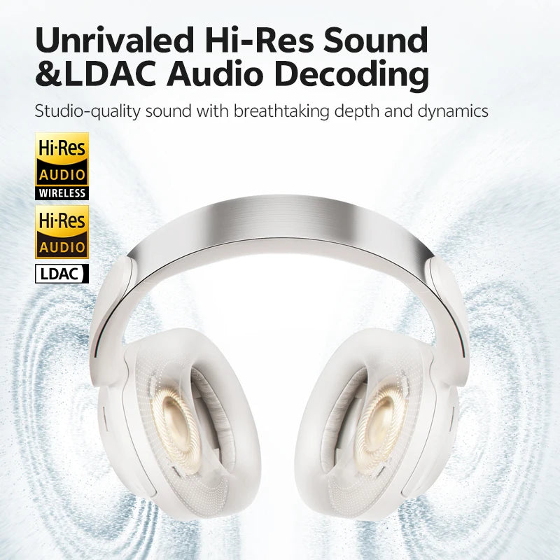 QCY H3S Over Ear Headphones With LDAC Spatial Sound ANC