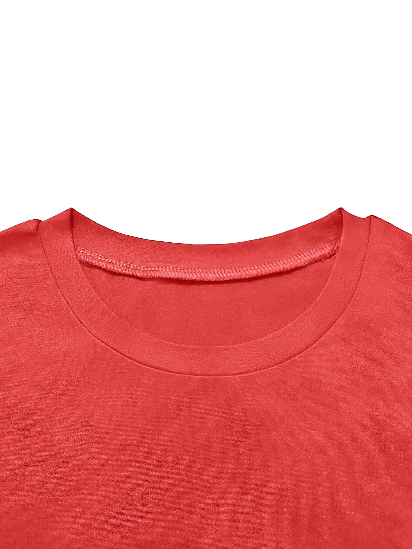 Women's Knit Short Sleeve Two-Piece Set For Casual Commuting