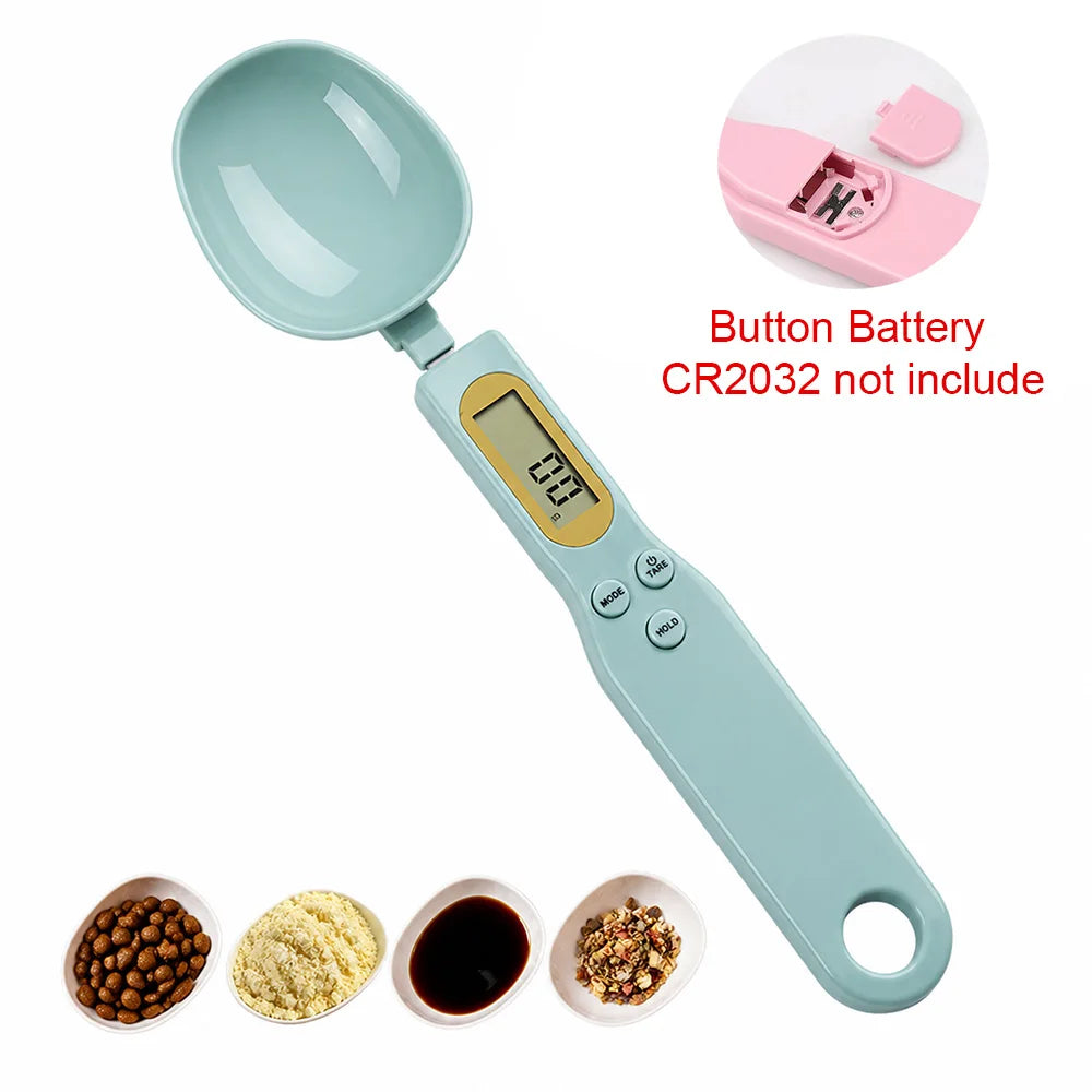 Digital Measuring Spoon Scale With LCD Display For Kitchen Cooking