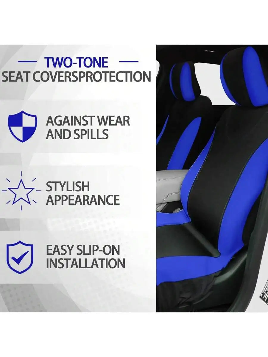 Car Interior Accessories Set With Steering Wheel Cover And Mats