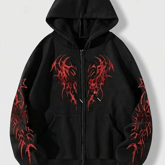 Premium Cotton Zipper Hoodie Jacket For Men Casual Streetwear Top