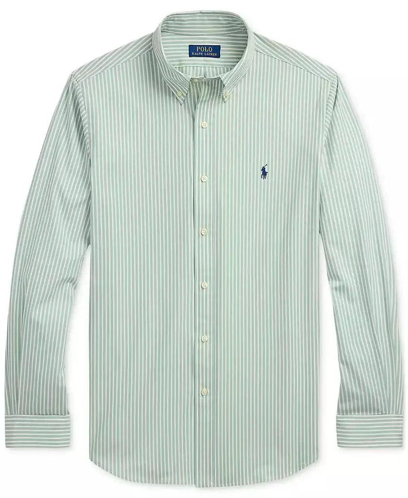 Ralph Lauren Men's Slim Fit Gingham Stretch Poplin Shirt