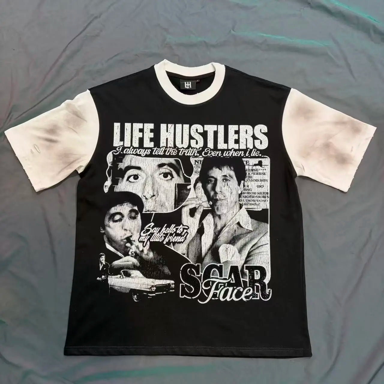 Life Hustlers 100 Percent Cotton Loose Fit T Shirt Unisex