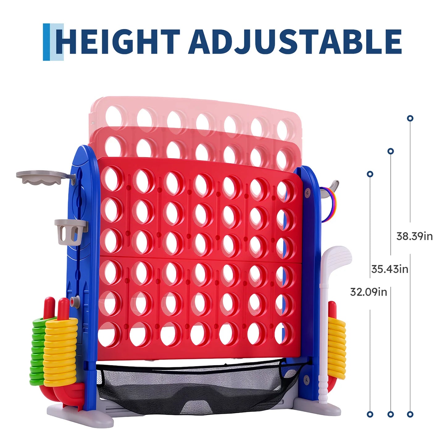 4-In-1 GiantConnect Game Set Outdoor Family Fun Party