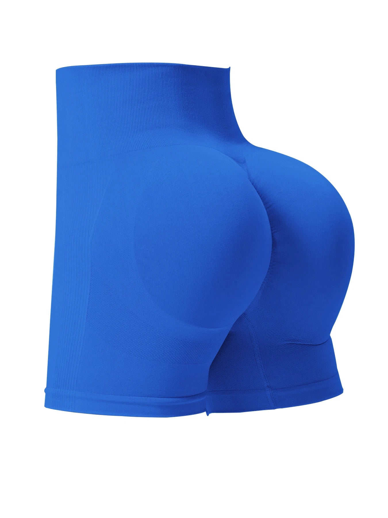 CHRLEISURE Seamless Ribbed Yoga Shorts High Waist Women Sportswear